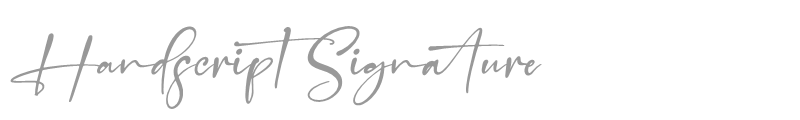 Handscript Signature